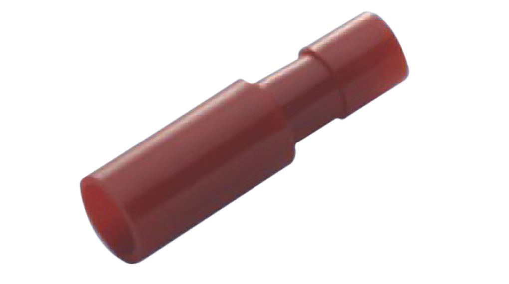 Krimpklem, aansluiting, Rood, 0.5 ... 1.5mm², Polyamide, 24mm, 100 ST