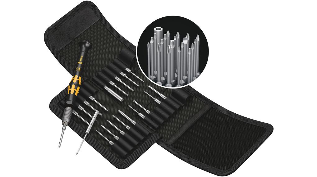 Bit and Screwdriver Set, ESD, 21st., Rotating Grip, Phillips / Torx / Torx Plus / Y-Type / Slotted / Hex Nut