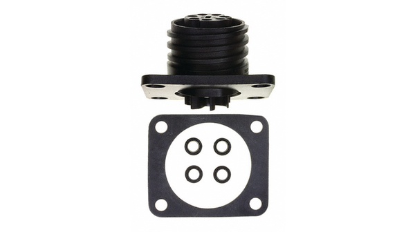 Appliance socket with flange, 7-pole, Buccaneer 900, Socket, 7 Contacts, 32A, 430VAC/VDC, IP68 / IP69K