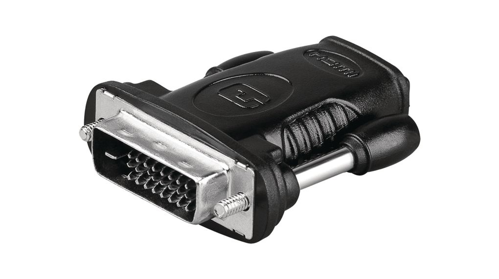 Adapter, DVI-D-Stecker, 24+1-polig - HDMI-Buchse