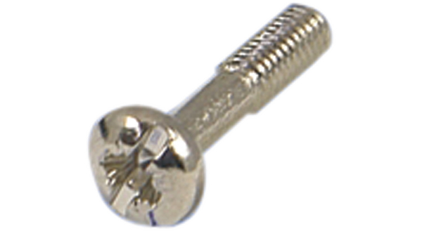 Neck Collar Screws, M2.5, 12.3mm, Acier nickelé, Lot de 100 pièces