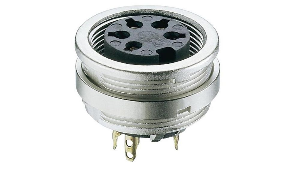 Appliance Socket KFV 5-pin, 5A, 32V, 5 Poles, Socket
