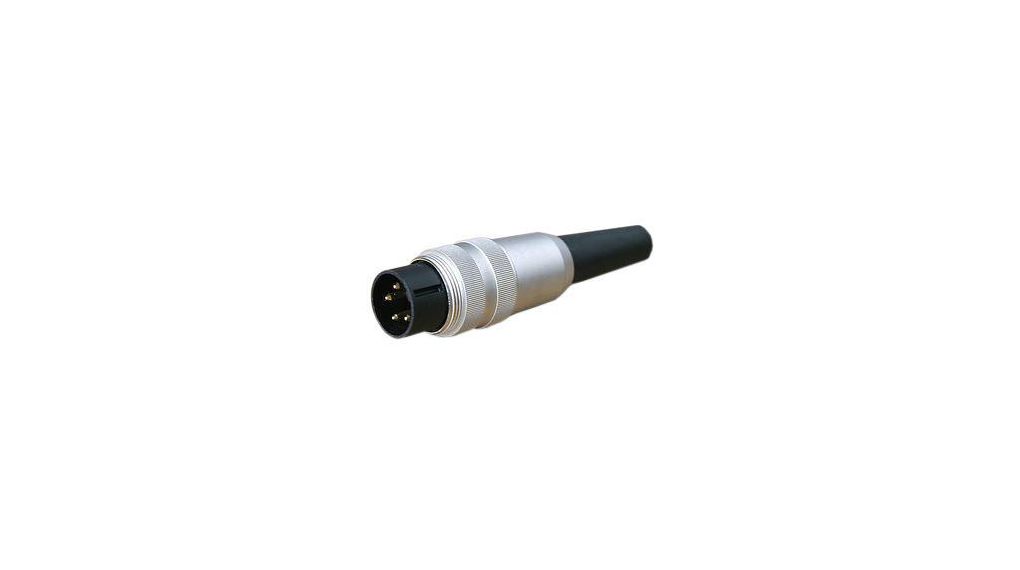 Cable Connector, SV 4-pin, 5A, 250V, 4 Poles, Plug