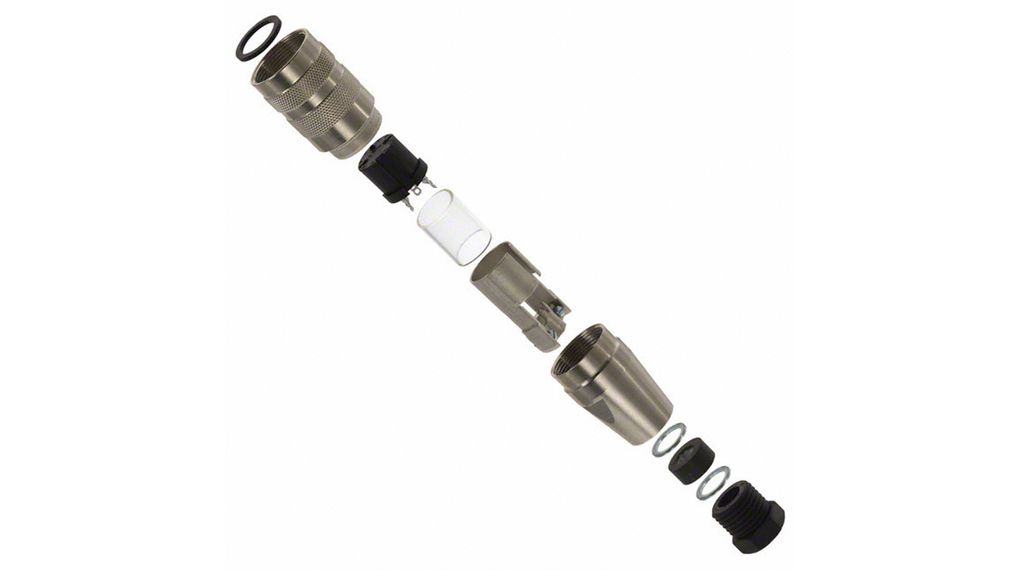 Kabelbuchse 3pol, Steckbuchse, 3 Anzahl Kontakte, 5A, 300V, IP65 / IP67 / IP69K