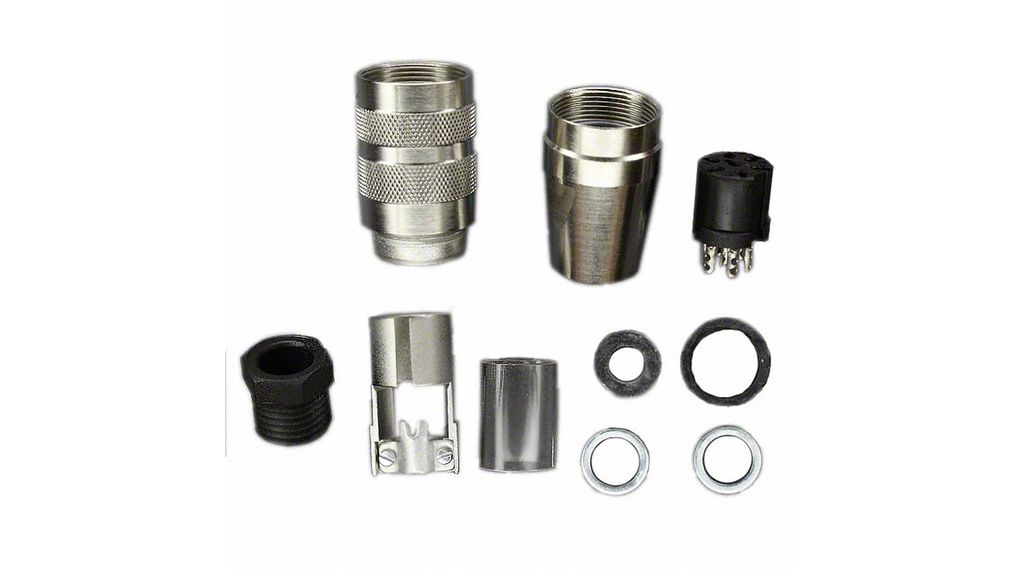 Kabelbuchse 7pol, Steckbuchse, 7 Anzahl Kontakte, 5A, 300V, IP65 / IP67 / IP69K