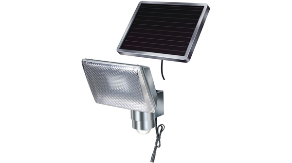 Světlomety LED se solárním panelem, 4W, 1.2VDC, 350lm, 6500K, Denní světlo, LED, IP44