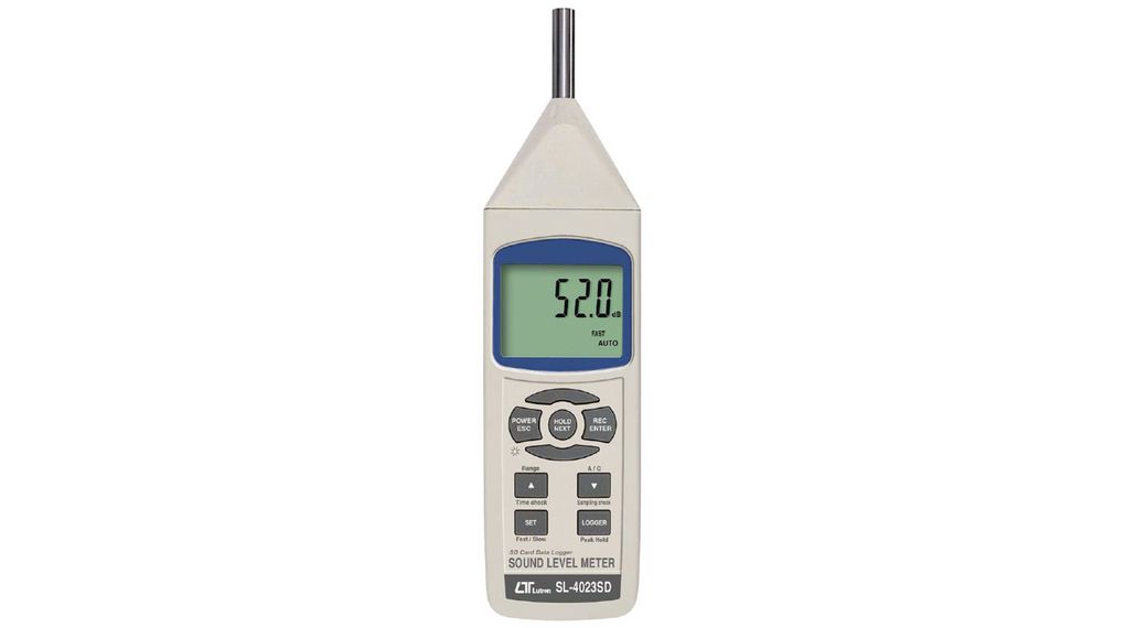 Sound Level Test Instrument, 30 ... 130dB N/A Class 2 LCD