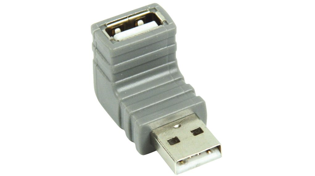 BCP465 Bandridge 90°-Vinkeladapter, USB-A 2.0-plugg - 2.0-sokkel | Distrelec Norge