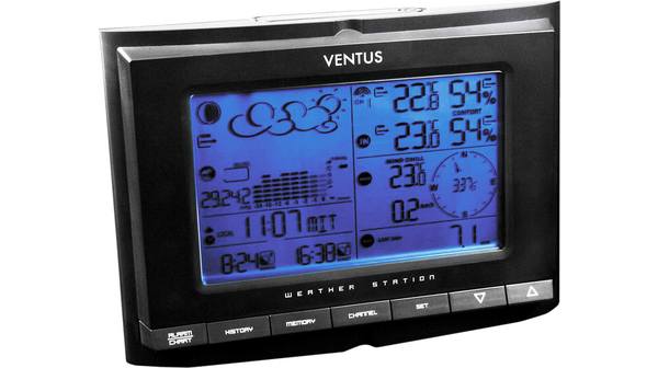 VENTUS W831 | Ventus Wireless weather station with wind, rain pc-software W831 | Distrelec Poland