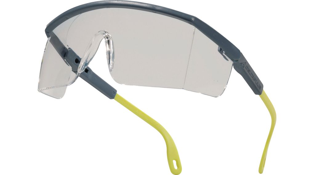 Justerbare beskyttelsesbriller med klart glas Ridsefaste