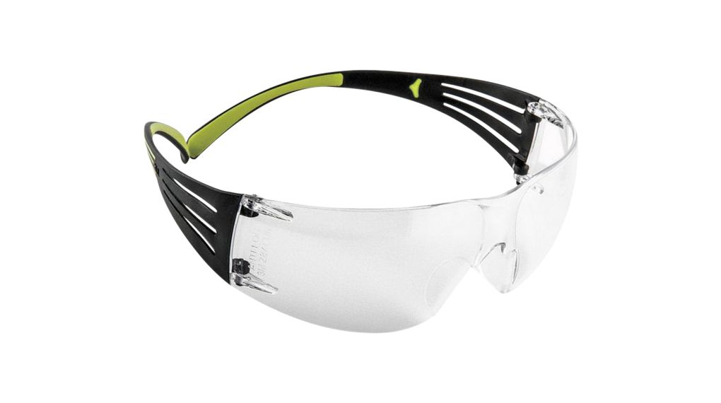 SecureFit Safety Glasses, Clear, Polycarbonate (PC), Anti-Fog