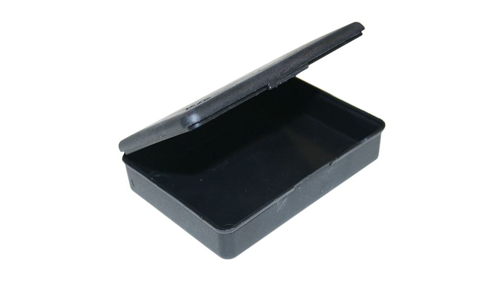 Vodivý úložný box, 85x108x18mm, Polypropylén (PP), Černý