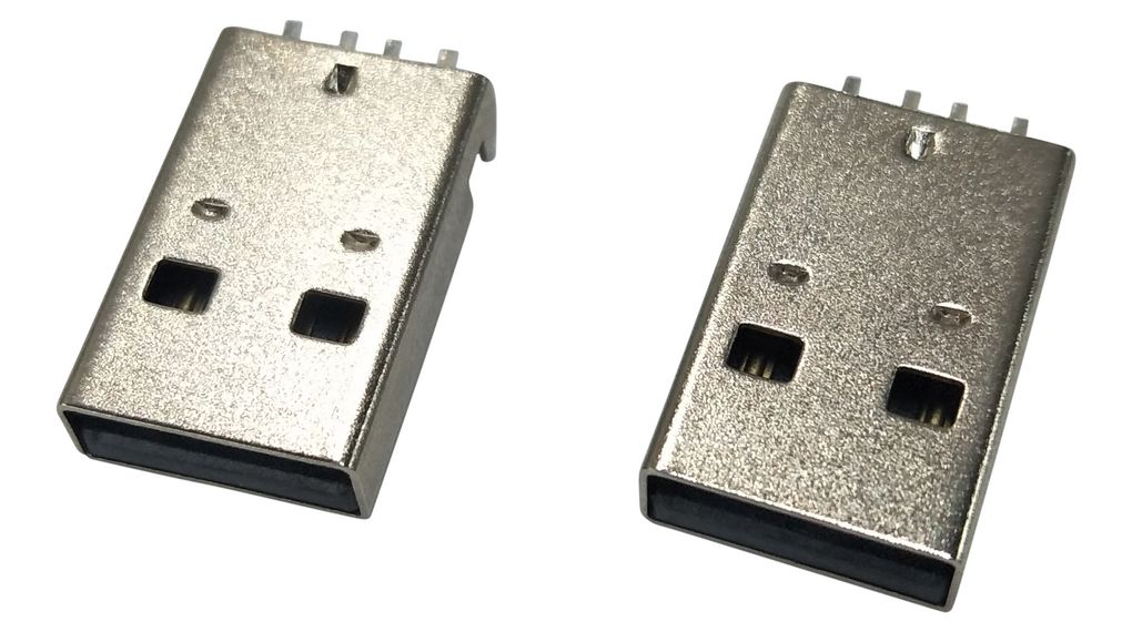 USB A-Steckverbinder 2.0, Stecker, USB-A 2.0, Gerade, Positionen - 4