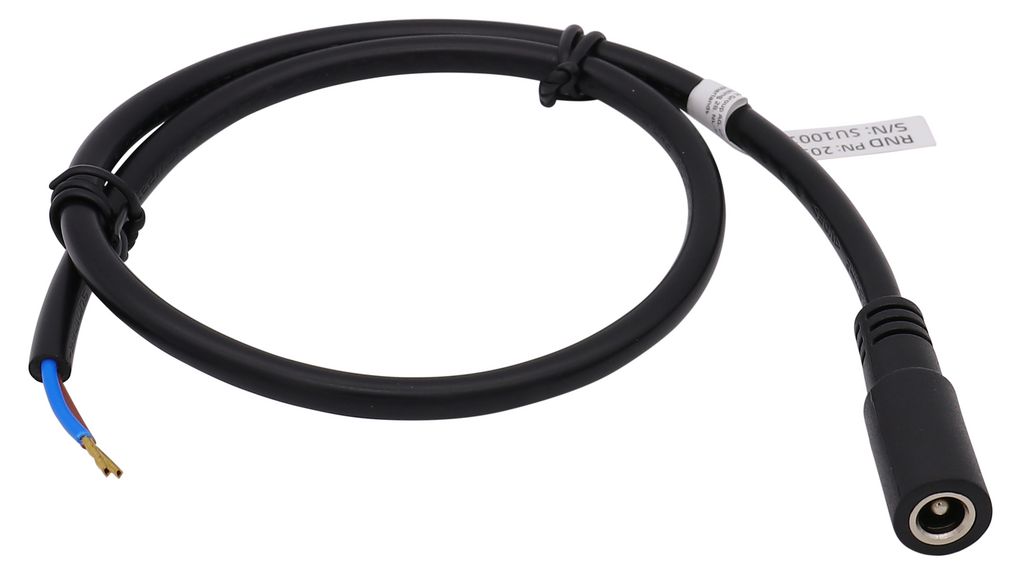 RND 205-01301 | RND DC Connection Cable, 2.5x5.5x9.5mm Socket - Bare ...