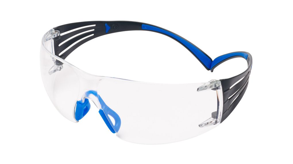 SecureFit Safety Glasses, Clear, Polycarbonate (PC), Anti-Fog / Anti-Scratch