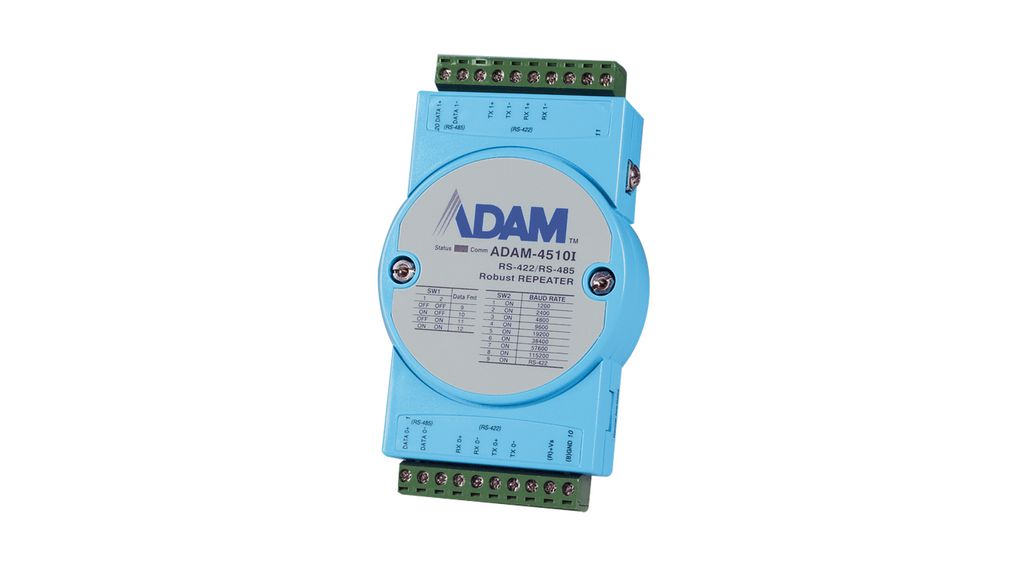 ADAM-4510-F | Advantech Repeater, RS422/RS485 - RS422/RS485, Serial ...