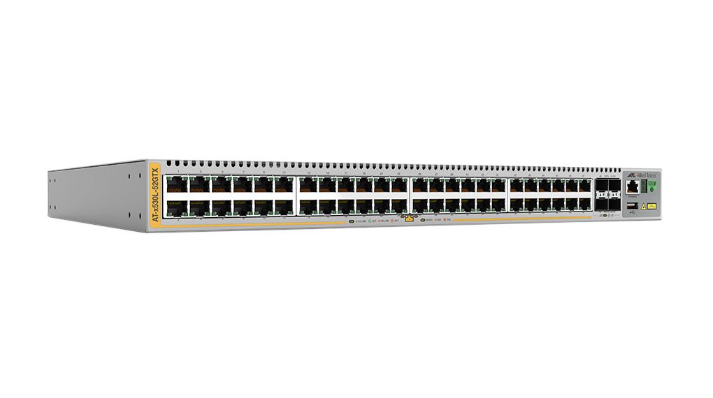 Ethernet-schakelaars, RJ45-poorten 48, SFP+ Ports 4, 10Gbps, Layer 3 beheerd