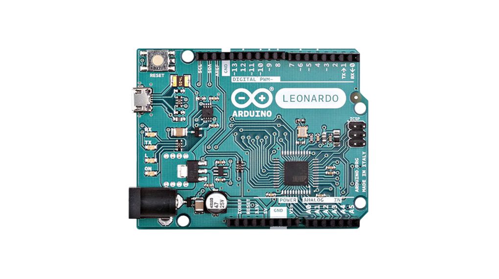 Microcontrôleur/carte, Leonardo avec embases
