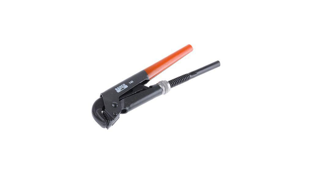 Pipe Wrench, 210.0 mm Overall, 33mm Jaw Capacity, Metal Handle
