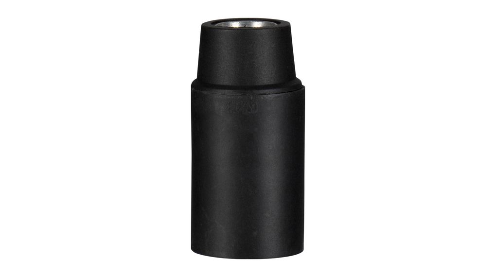 Lamp Holder E14 26mm Plastic Black