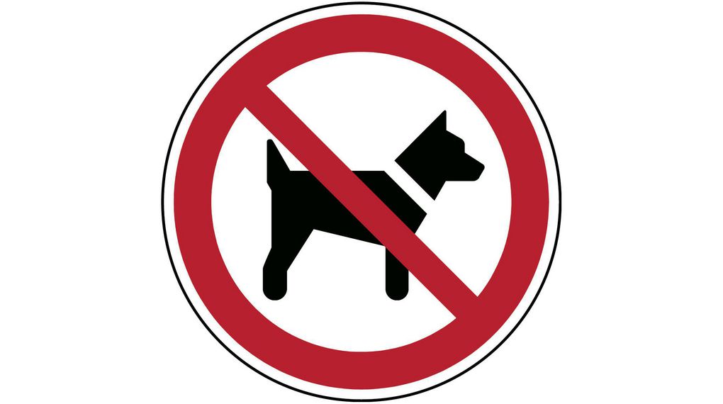 Panneau Interdiction Aux Chiens De Faire Caca www.distrelec.ch