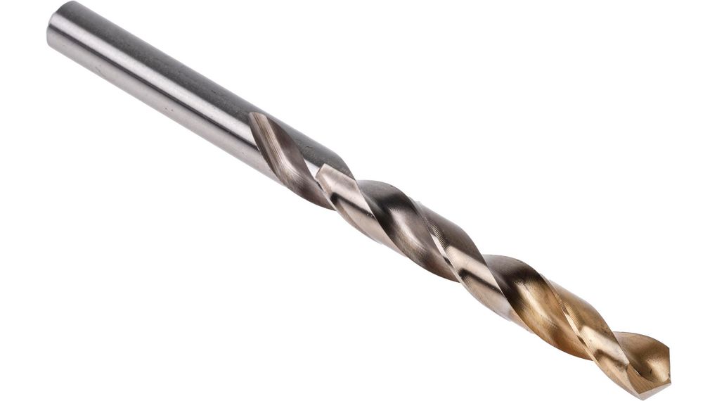 Dormer A002 Series HSS-TiN Twist Drill Bit, 10mm Diameter, 133 mm Overall