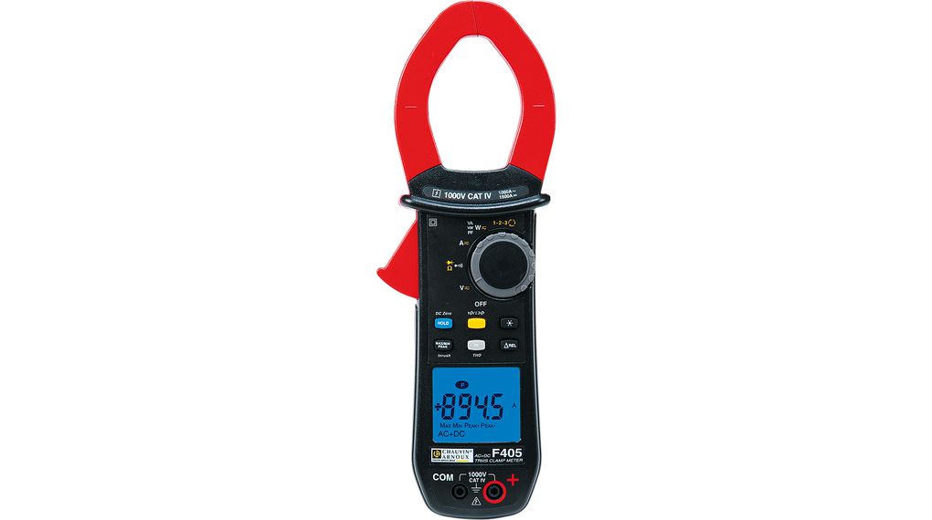 Current Clamp Meter, TRMS AC + DC, 99.99kOhm, 20kHz, LCD