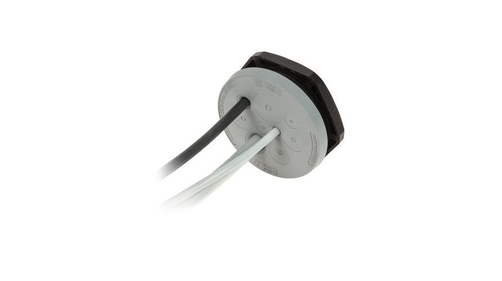 Self-Sealing Grommet, Cable Entries 6, 4.6 ... 20mm, TPE