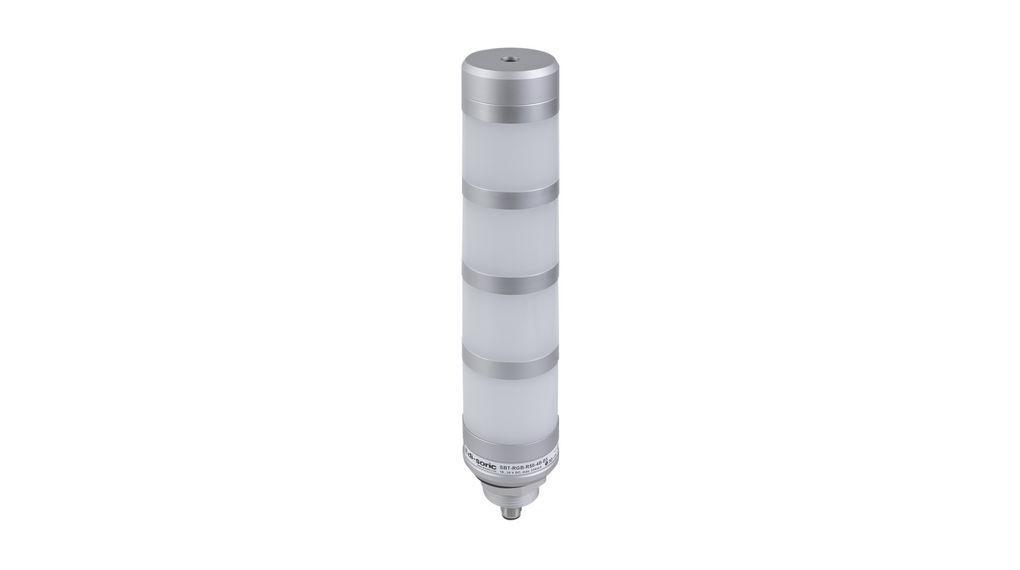 LED Signal Tower with Buzzer Multicolour 250mA 24V SBT-RGB IP20 Connector, M12, 5-Pin 231mm