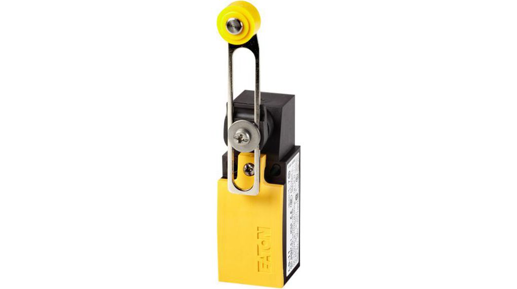 Limit Switch, Adjustable Roller Lever, Plastic, 1NO / 1NC, Slow-Action