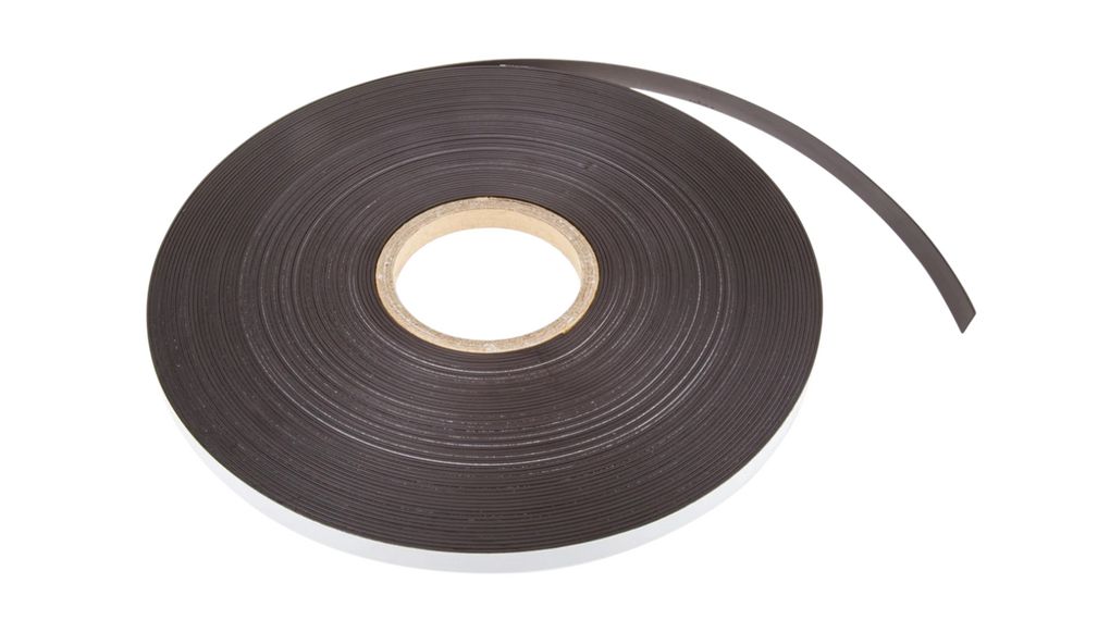 Magnetic Tape 12.7mm x 30m Blanc, Bobine de 30 mètres