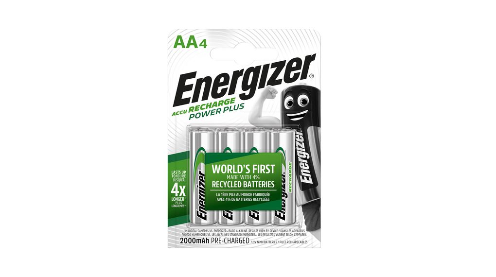 Energizer Power Plus AAA 700mAh batteries Rechargeable Ni-Mh 1.2V