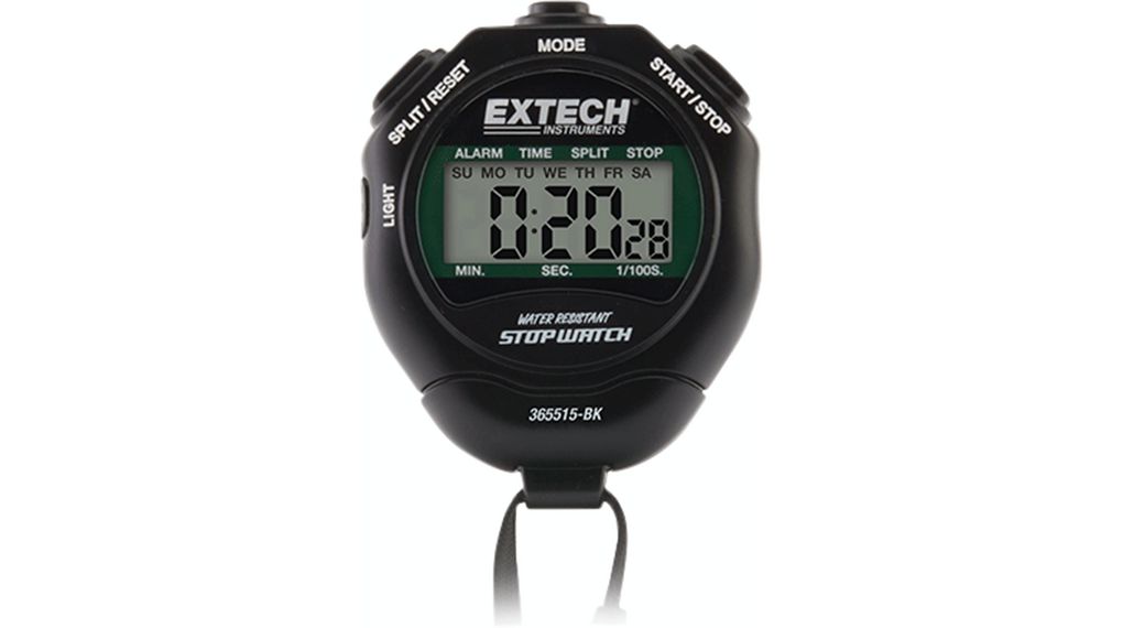 Stopwatch, Decimale chronometer/klok, LCD met achtergrondverlichting