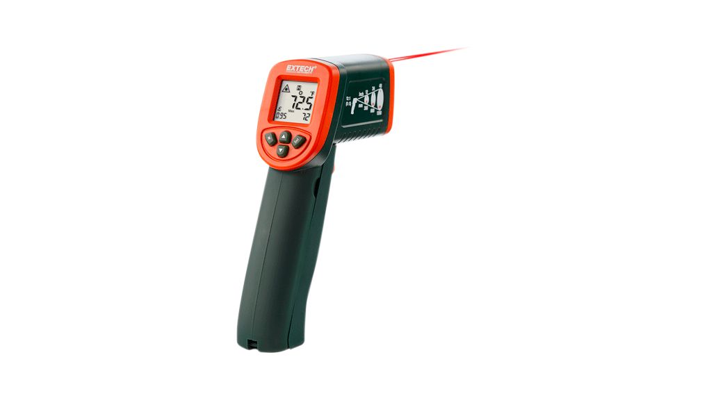Infrared Thermometer 12:1 -50 ... 600°C Type K -50 ... 1000°C