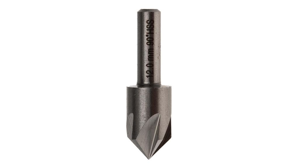 HSS Drill Bit, 12mm Head, 5 Flute(s), 90°, 1 Piece(s)