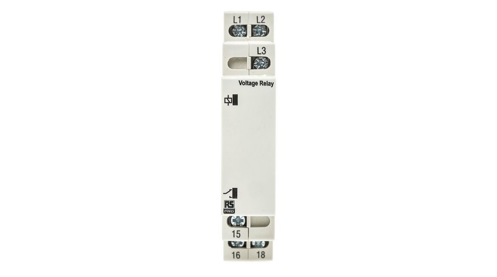 Phase, Voltage Monitoring Relay, 3 Phase, SPDT, Maximum of 280 V, DIN Rail