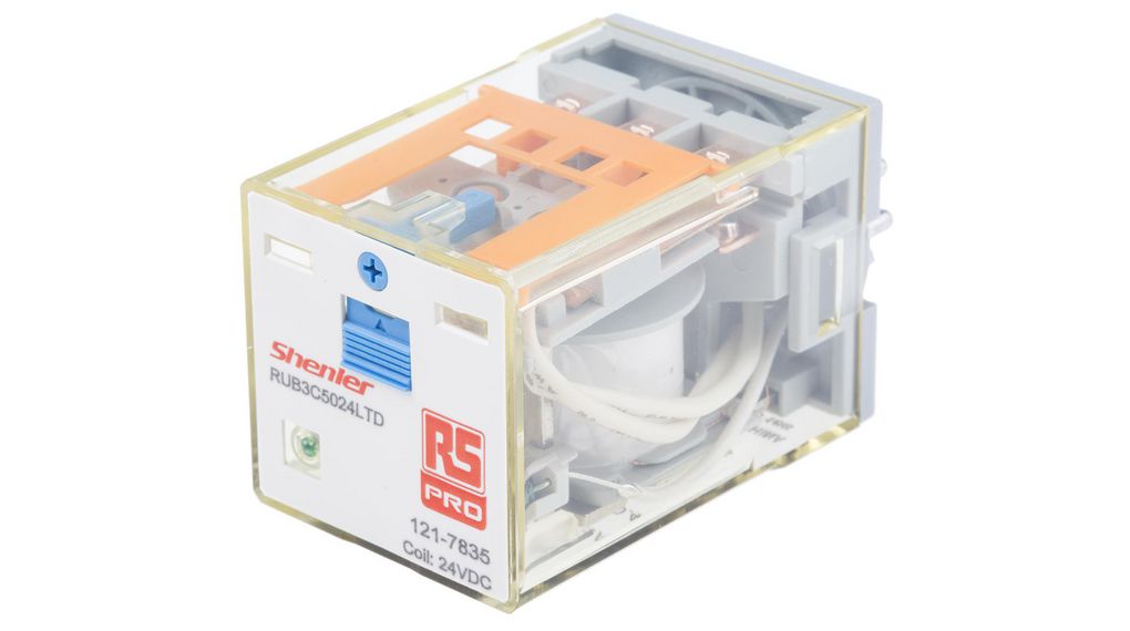 Relay Module Elfa 1217835 | RS PRO Plug In Power Relay, 24V dc Coil, 10A Switching ...