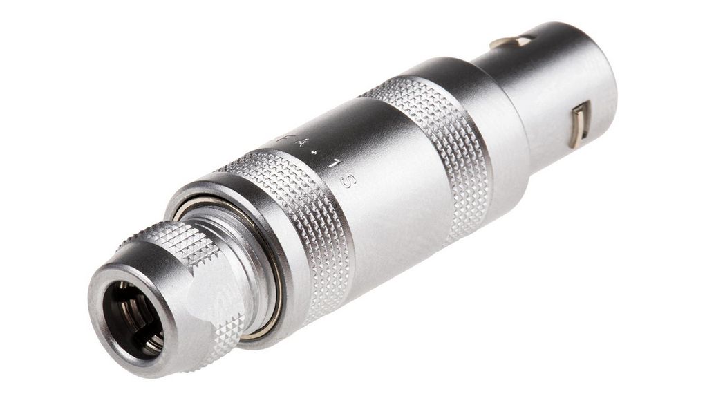 LEMO Circular Connector, 2 Contacts, Cable Mount, Plug, Male, IP50, 1S Series Contacts
