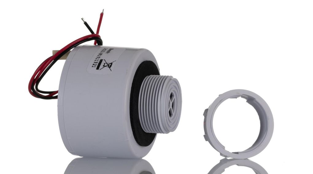 Panel Mount Multi Tone Alarm Sounder, 9 → 28 V ac/dc, 92dB at 1 m, IP65, DC, 32-Tone