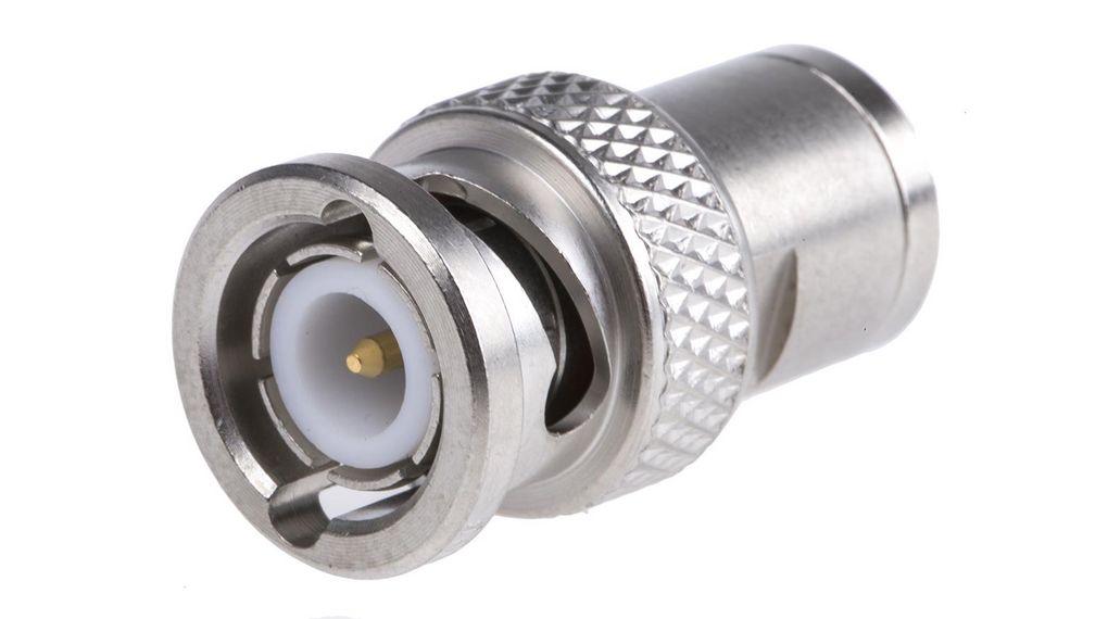 Radiall 50Ohm Straight BNC RF Terminator, 4GHz, 1W Average Power Rating, Male, Straight, 50Ohm