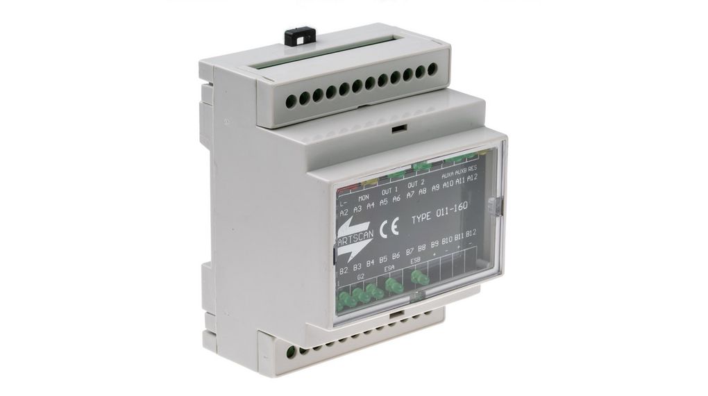 Smartscan MFU Safety Relay 24V dc, Dual-Channel 2 Safety Contacts