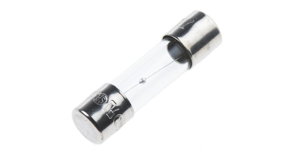 1.25A T Glass Cartridge Fuse, 5 x 20mm, 10 ST