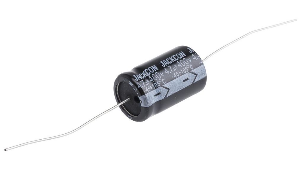 4-Pack Samxon 4.7uF 400V Radial Electrolytic Capacitors - Aluminum, Radial Leads