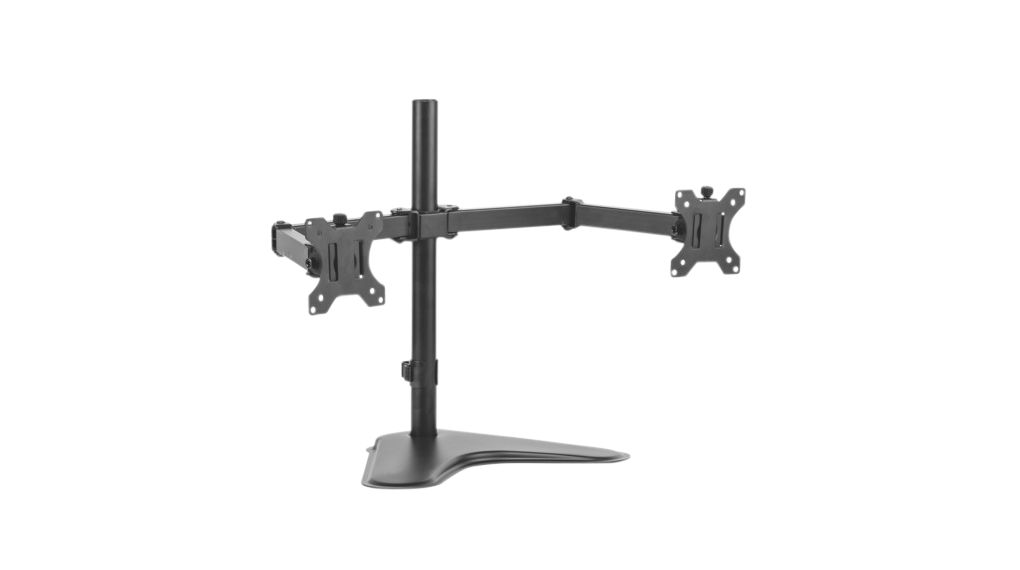 VESA-Halterung, Desktop, 8kg, 27" (68.6 cm), Unterstützte Displays - 2, Schwarz