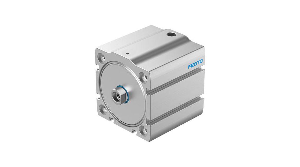 Compacte cilinder, Enkelwerkend, 10mm, Boorgat grootte 63mm, G1/8"