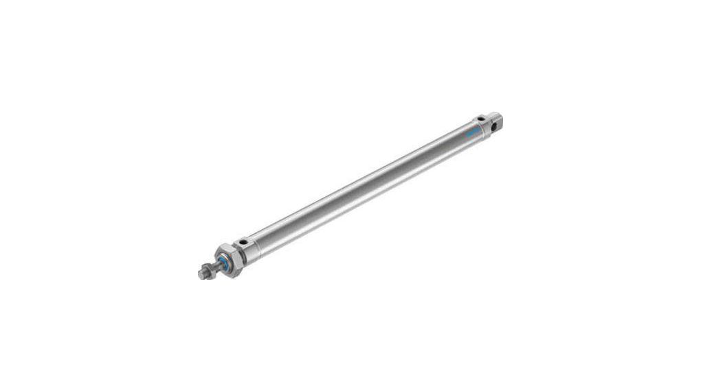 Pneumatic Piston Rod Cylinder - 35192, 25mm Bore, 500mm Stroke, DSNU Series, Double Acting
