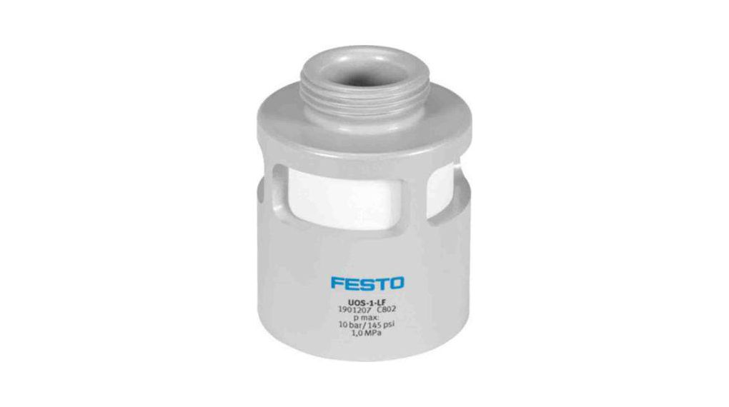 Festo UOS PE 10bar Pneumatic Silencer, Threaded, G 1 Male