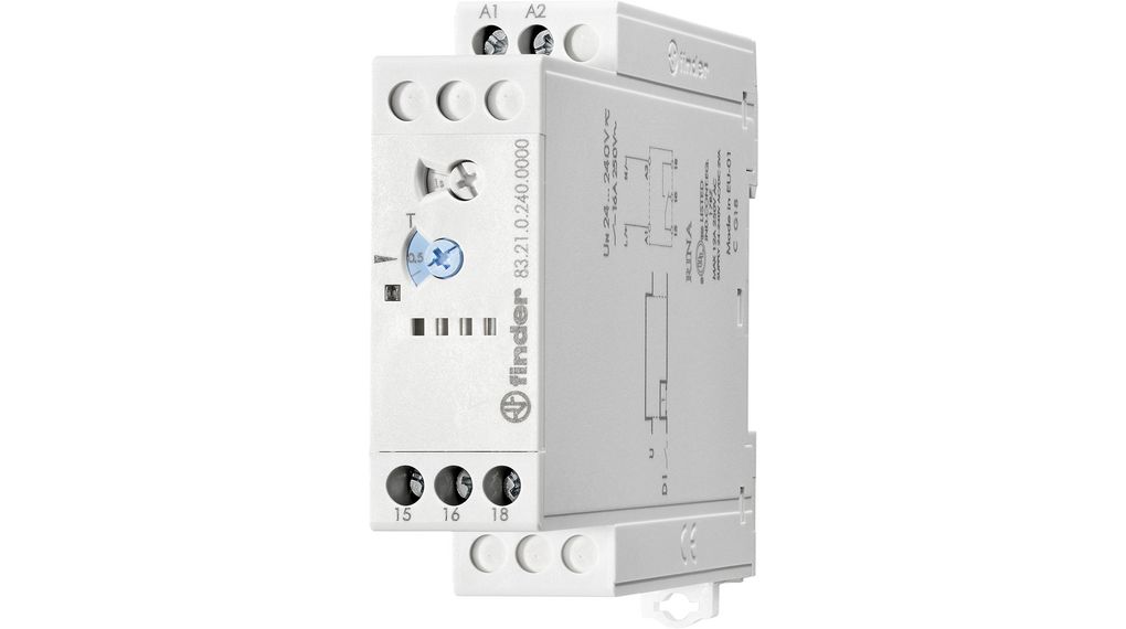Time Lag Relay 83.21 10d 250V 1CO Number of Functions 1