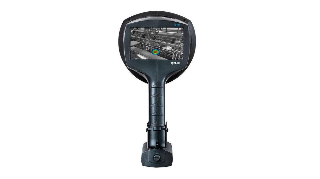 Průmyslová akustická zobrazovací kamera pro detekci úniku stlačeného vzduchu s AFFS, bezdrátová, 2 ... 65kHz, 62 x 49°, 800 x 480