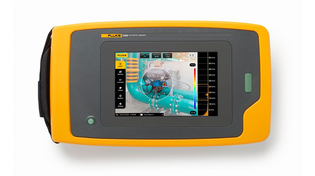 Industrial Acoustic Imaging Camera, 2 ... 52kHz, 63°, 1280 x 800